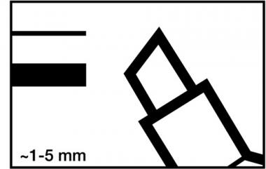 Permanentmarker 3300 rot - 10 ST  Strich-B.1-5mm Keilspitze EDDING