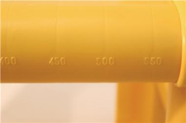 Sulen- u.Pfostenschutz H.1000mm - 1 ST  f.Pfostenma 200-700mm PE gelb D-FLEXX