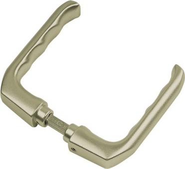 Trdrckerpaar London 113 - 1 PA  H Alu.F1 o.Rosetten VK 10mm HOPPE