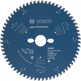 Kreissgeblatt AD 216mm Z.64 - 1 ST  HLTCG Schnitt-B.2,6mm BOSCH