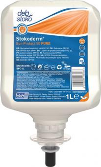 UV-Hautschutzcreme Stokoderm Sun - 1 L / 1 ST  Protect 50 PURE 1l unparfmiert Kartusche Stoko