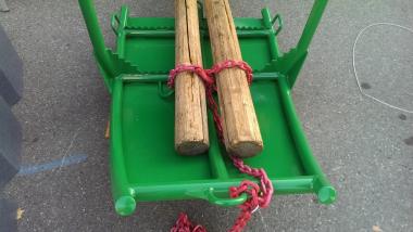 Holzrückeschlitten - BERGAMEISE V2 - 1 Stk  für ca. 0,1 bis 4,0 Ster, bis ca. 5 m Holzlänge