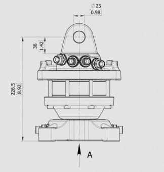 3to Flanschrotator GR30PF - 1 Stk  Baltrotors