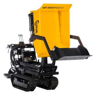 LUMAG MD500HPROHTS Hydr. Minidumper, mit Kettenantrieb - 1 Stk  High Tip Selbstlader+ Schaufel, Zuladung Max. 500Kg