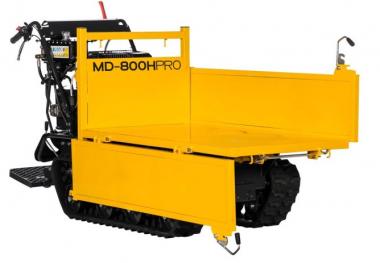 LUMAG Benzin-Raupendumper MD800HPRO - 1 Stk  mit Hydr. Kippfunktion, Zuladung max. 800kg