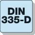 Kegelsenker DIN 335D 90Grad - 1 ST  D.34mm HSS Z.3 MK2 RUKO