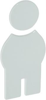 Symbol Mann 801.91.010 PA - 1 ST  Farb-Nr.33 B.71,5mm H.150mm S.3mm HEWI