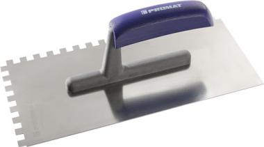 Glttekelle L.280mm B.130mm - 10 ST  Zahn 8x8 rostfrei,m.H-Heft VA S.0,7mm PROMAT