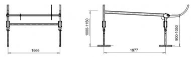 Pilkemaster Log-Deck 2023 Holzauflagegestell - 1 Stk  mit hydr. Holzvorschub und verstellbaren Fen