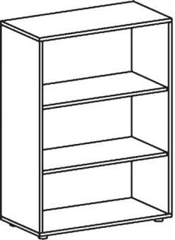 Regal H1104xB800xT400mm Buchedekor - 1 ST  hell 3 OH