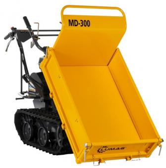 LUMAG Mini Raupendumper MD300 mit Benzinmotor - 1 Stk  Zuladung max. 300kg, mit Gasdruckfeder