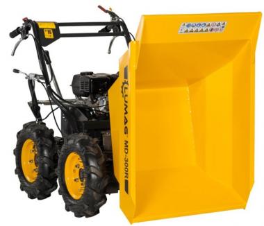 LUMAG Minidumper MD300R mit Benzinmotor - 1 Stk  Zuladung max. 300kg, Mulde 125l, Stollenprofil