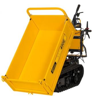 LUMAG Minidumper MD450E, Kettenantrieb mit E-Motor - 1 Stk  Zuladung max. 450kg, 800W/60V mit 5x12V Akkus