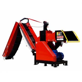 REMET RPE-200 Rollenhacker PROFESSIONAL - 1 Stk  22 kW E-Motor, 6 Messer, Frderband 4m