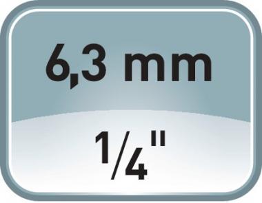 Steckschlsseleinsatz 20 - 1 ST  1/4 Zoll 6-kant SW 14mm L.25mm GEDORE