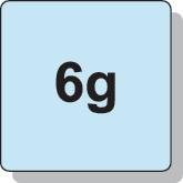 Sechskantschneidmutter DIN - 1 ST  382 M6 HSS 6g PROMAT