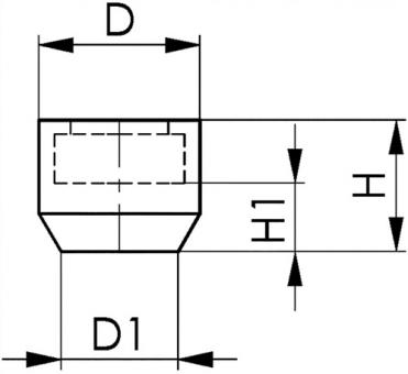 Schutzkappe Nr.6893 M5 AMF - 10 ST  