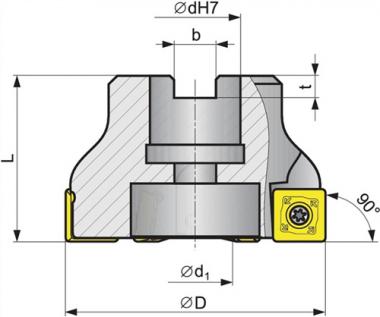 Eckfrser D.63mm vern.m.IK - 1 ST  Z.6 SDMT 120508 PROMAT