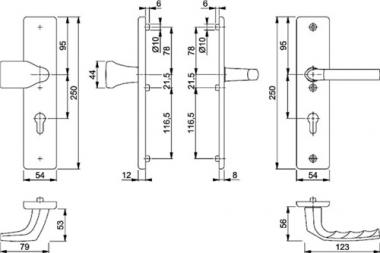 Schutzgarnitur Birm.78G/2221A/2440/1117 - 1 ST  Alu.F4 72mm 37-42mm HOPPE