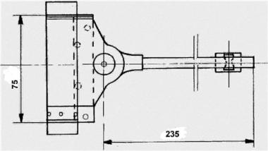 Feder-T�rschlie�er f. leichte - 1 ST  T�ren 25kg ZN