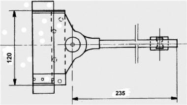 Feder-T�rschlie�er f. schwe. - 1 ST  T�ren 60kg ZN