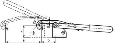 Verschlussspanner Nr.6847 - 1 ST  Gr.5 horiz.AMF