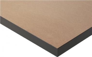 Arbeitstisch B750xT1000xH760-1080mm - 1 ST  Arbeitsplatte MDF Gestell lichtgrau