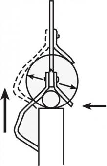 Abisoliermesser Gesamt-L.170mm - 1 ST  m.Hakenklinge PROMAT