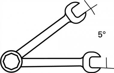 Maulringratschenschlssel - 1 ST  SW 14mm L.193mm ger.PROMAT