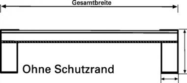 Verladeschiene Alu. L.3230mm - 1 PA  o.Rand Trgf.1810 kg/Paar Fahrrinnenbreite 245mm