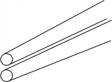 Langbeckzange Gesamt-L.160mm - 1 ST  Form 3 Kopf verchr.lang,rd.VDE Mehrkomp.-Hllen