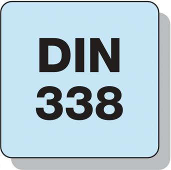 Spiralbohrer DIN 338 Typ N D.10,5mm - 5 ST  HSS profilgeschl.TiN Zyl.schaft kurz PROMAT
