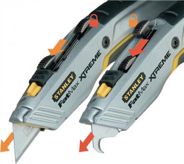 Universalmesser FATMAX PRO 2-IN-1 - 1 ST  Gesamt-L.180mm einziehbar SB-verpackt STANLEY