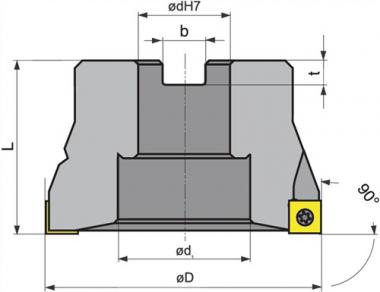 Eckfrser D.50mm vern.m.IK - 1 ST  Z.6 PROMAT