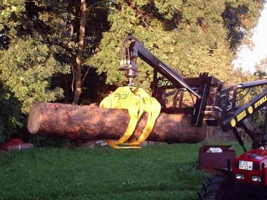 PERZL HVZ 130 Holzverladezange - 1 Stk  Anbauarm mit EURO-Aufnahme, mechanisches Drehstck