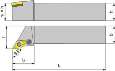 Klemmdrehhalter PDJNL 2020 - 1 ST  K15 li.vern.Auen PROMAT