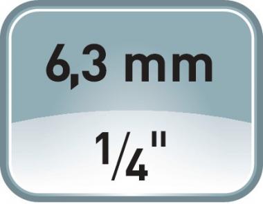 Steckleiste f.Steckschlsseleinstze - 1 ST  magn.L.380mm 1/4 Zoll 15 Steckpltze GEDORE