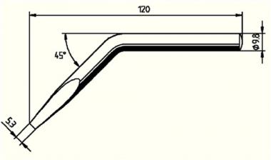 Ltspitze Ser.152 abgew.B.5,3mm - 1 ST  0152 JD/SB ERSA