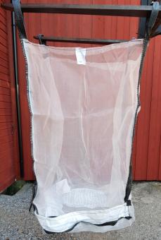 Big Bag fr Brennholz 1.5m, 5-seitig belftet - 5 Stk  100x100x150cm, mit 4x2 Halteschlaufen + Bodenffnung