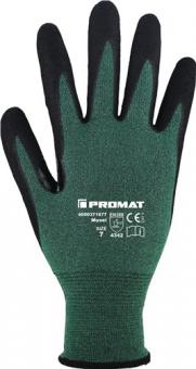 Schnittschutzhandschuhe Mosel - 10 PA  Gr.8 grn/schwarz EN 388 10 PA