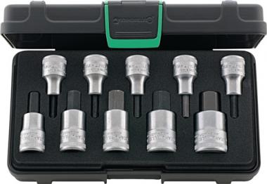 Steckschlsselsatz 54/10 - 1 ST  10-tlg.1/2 Zoll 4-19mm f.i6-KT.-Schr.STAHLWILLE