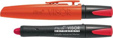 Industriemarker Visor permanent - 1 ST  rot wasserfest PICA