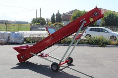 Frderband mit Rdern NT6/600-L-EM - 1 Stk  6 m, E-Motor 230 V/1,5 kW, fr Holz
