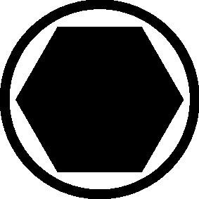 Stiftschl�ssel m.Quergr.334 - 1 ST  SW 6mm Klingen-L.150mm WIHA