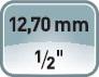 Gewindenippel Gr. 1/2  R - 1 BT  1/2 Btl. m. 4 St. Loc-Line