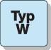 Einzahnfrser Typ W D.8mm - 1 ST  VHM 25Grad HA Z.1 lang PROMAT