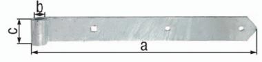 Ladenband B.60mm L.1200x60mm - 1 ST  S.8mm D.20mm STA TZN rd GAH