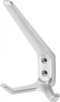 Huthaken 0032 zweifach A.89mm - 1 ST  Alu.silberf.elox.H.127mm Hermeta