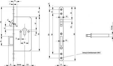 Gegenkasten G3530017 STA - 1 ST  rd 20mm BKS