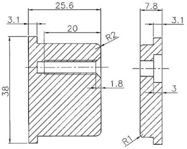 Blindzylinder-Set T�rdicken - 1 PA  35-110mm Alu.Druckg.k�rzbar SCHNEGEL